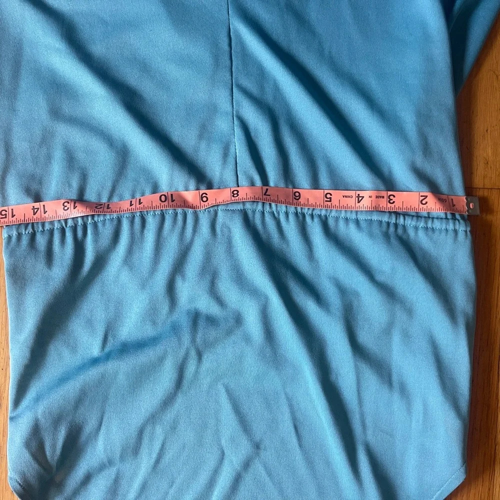 70s Vintage Wide Leg Blue Disco Jumpsuit - Picture 10 of 10